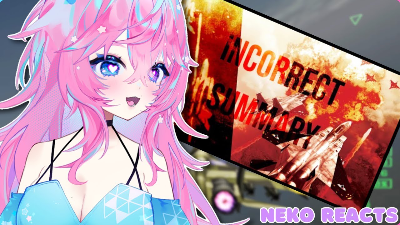 ━☆НЕКО РЕАКТИРУЕТ━☆ У этой войны есть история? ! ✈️🔥 | Max0r в Ace Combat Zero