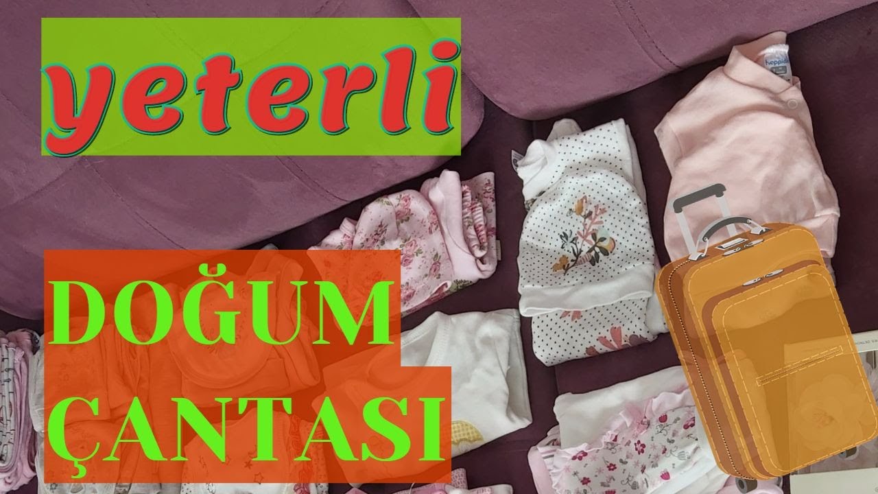 SİZİ YORMAYACAK DOĞUM ÇANTASI. SADECE İHTİYAÇLAR! 🤰