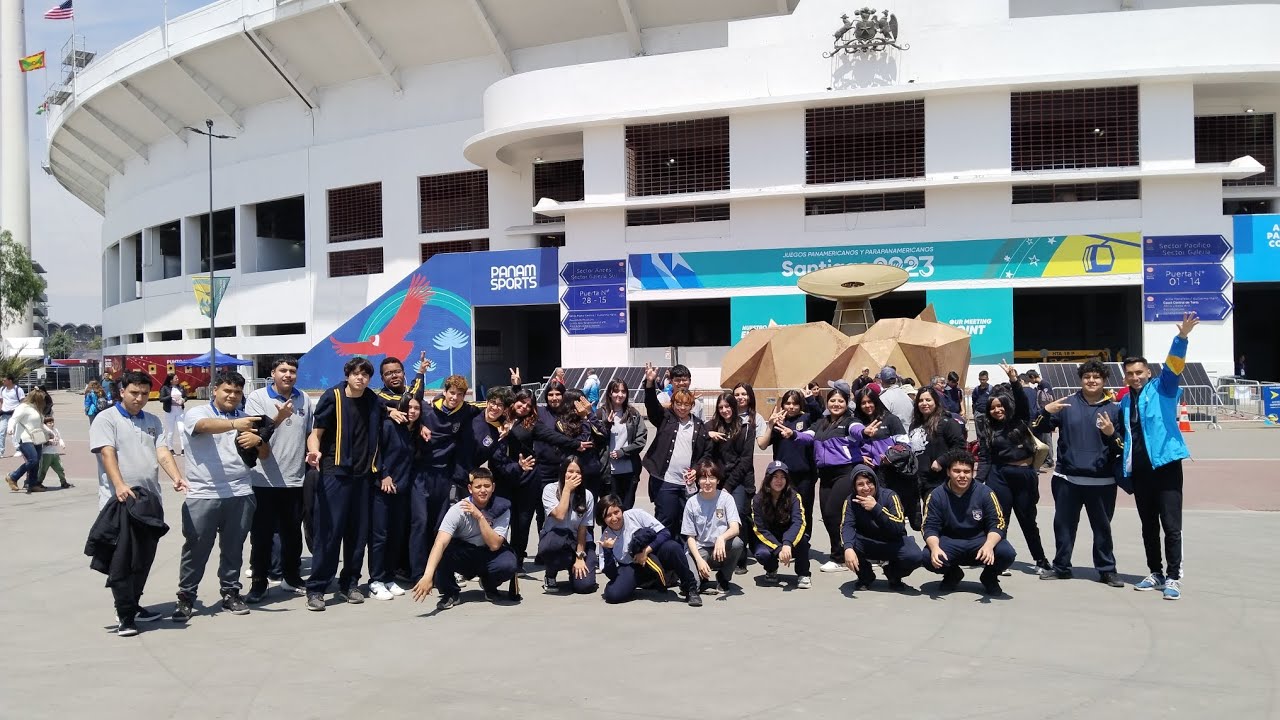 Salida Pedagógica Liceo Técnico Amancay Atletismo y Voleibol Juegos Panamericanos 🇨🇱 Los Andes 2023