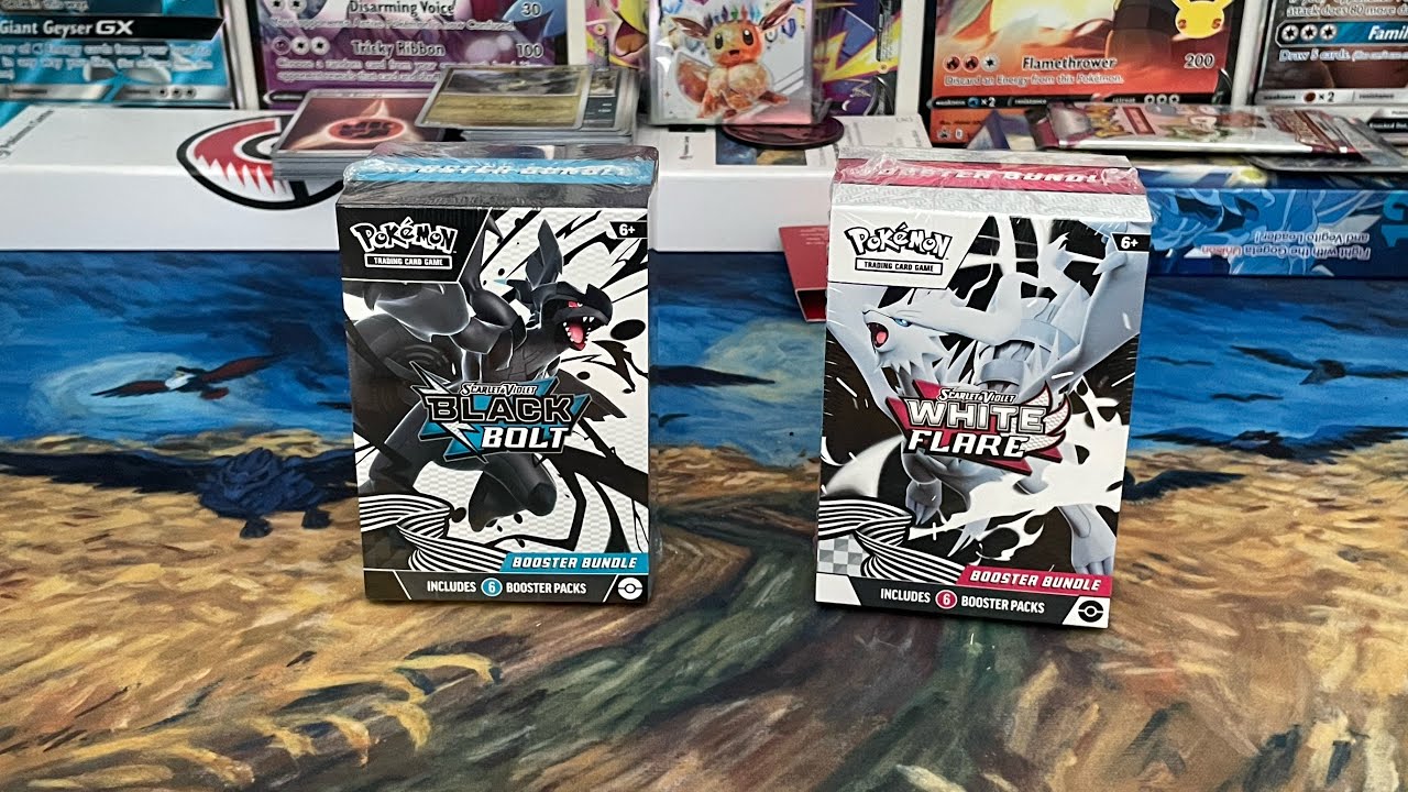 Black Bolt and White Flare Booster Bundle Opening