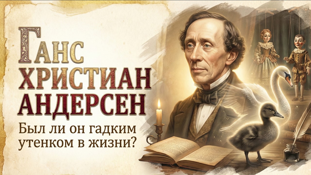 Ганс Христиан Андерсен: от нищеты до короля сказок | история на ночь
