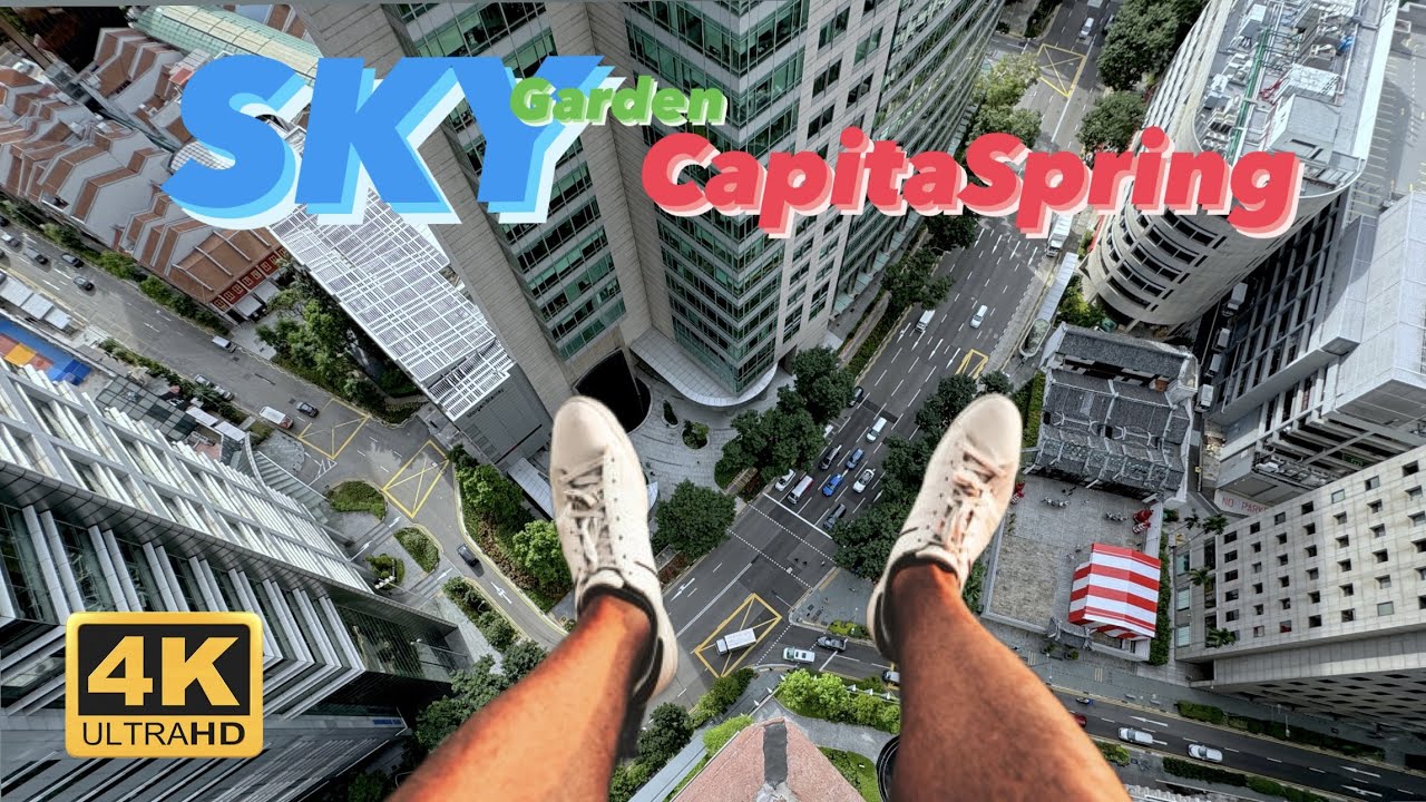 Sky Garden Capitaspring | Walking [4K]