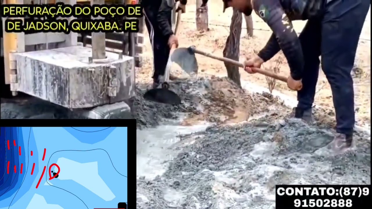 MARCAÇÃO E PERFURAÇÃO DO POÇO DE JADSON.🙏🙏💦💦