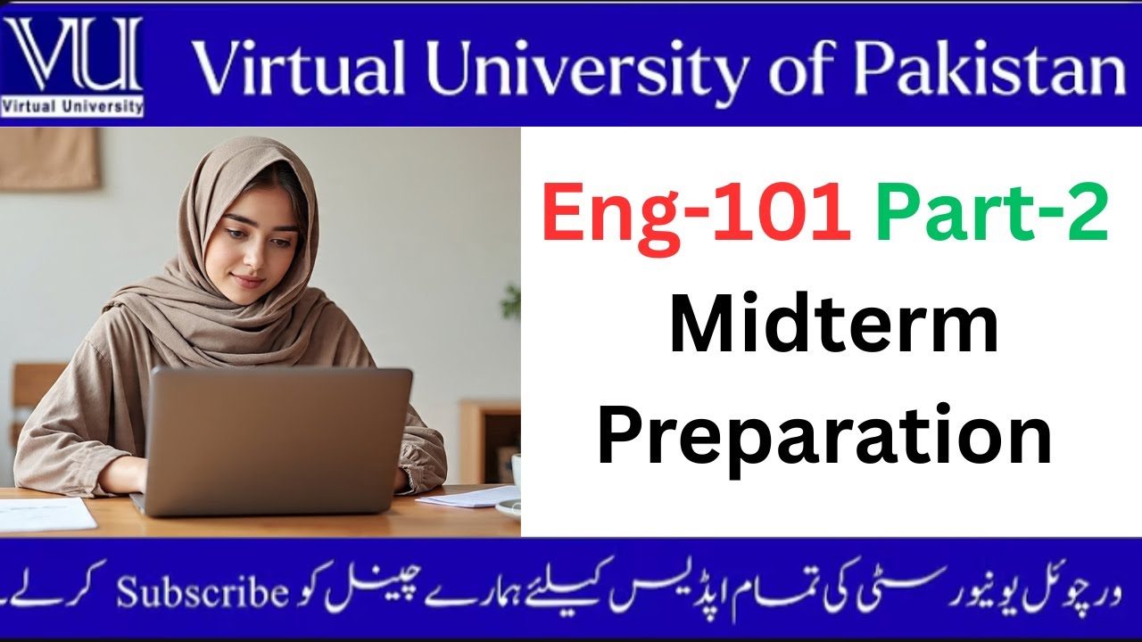 ENG 101 Midterm Preparation 2025 Part-2