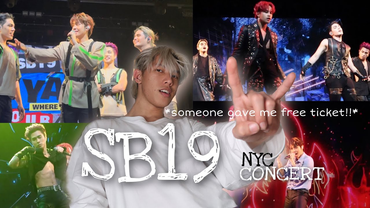 Binigyan ako ng free ticket ng A'TIN!! | SB19 'WYAT' New York CONCERT (Whole Concert Experience)