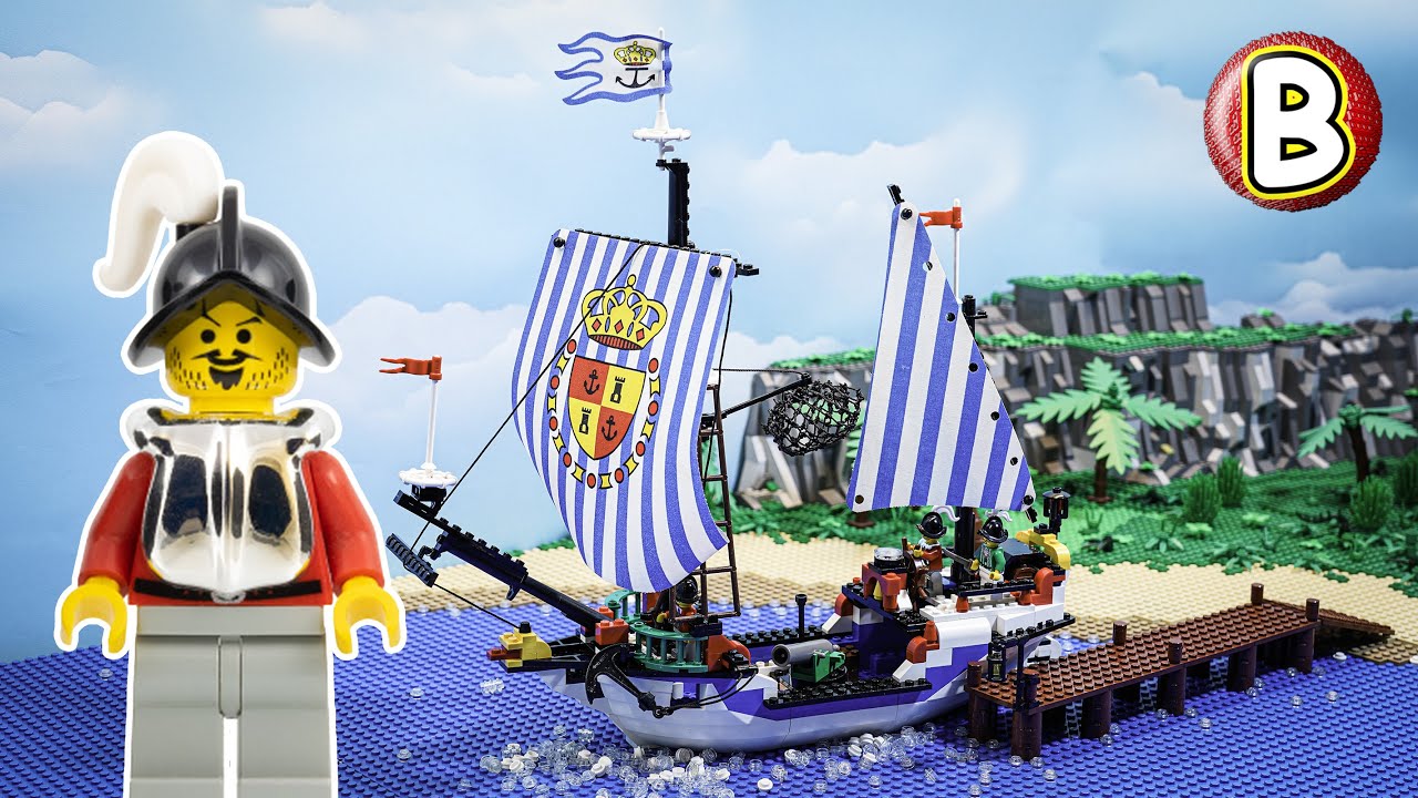 LEGO 6280 Armada Flagship Pirates | Stop Motion Review - 6291