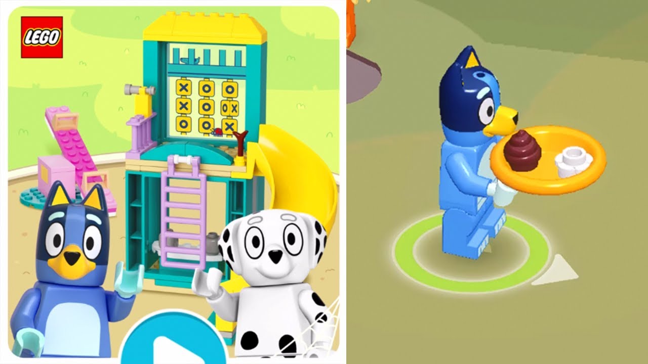 LEGO BLUEY | Backyard Halloween Decorations Walkthrough Gameplay