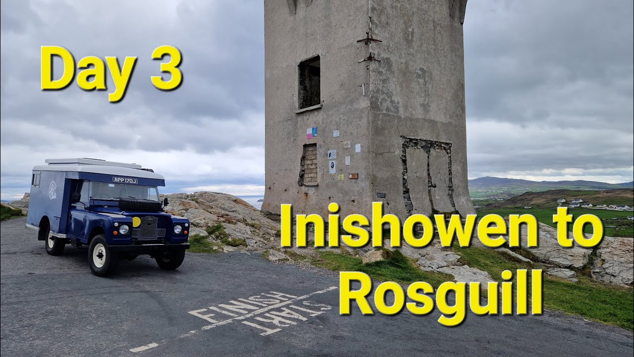 Land Rover Series 2 camper. Day 3. An 1800-mile drive around the Irish coast.