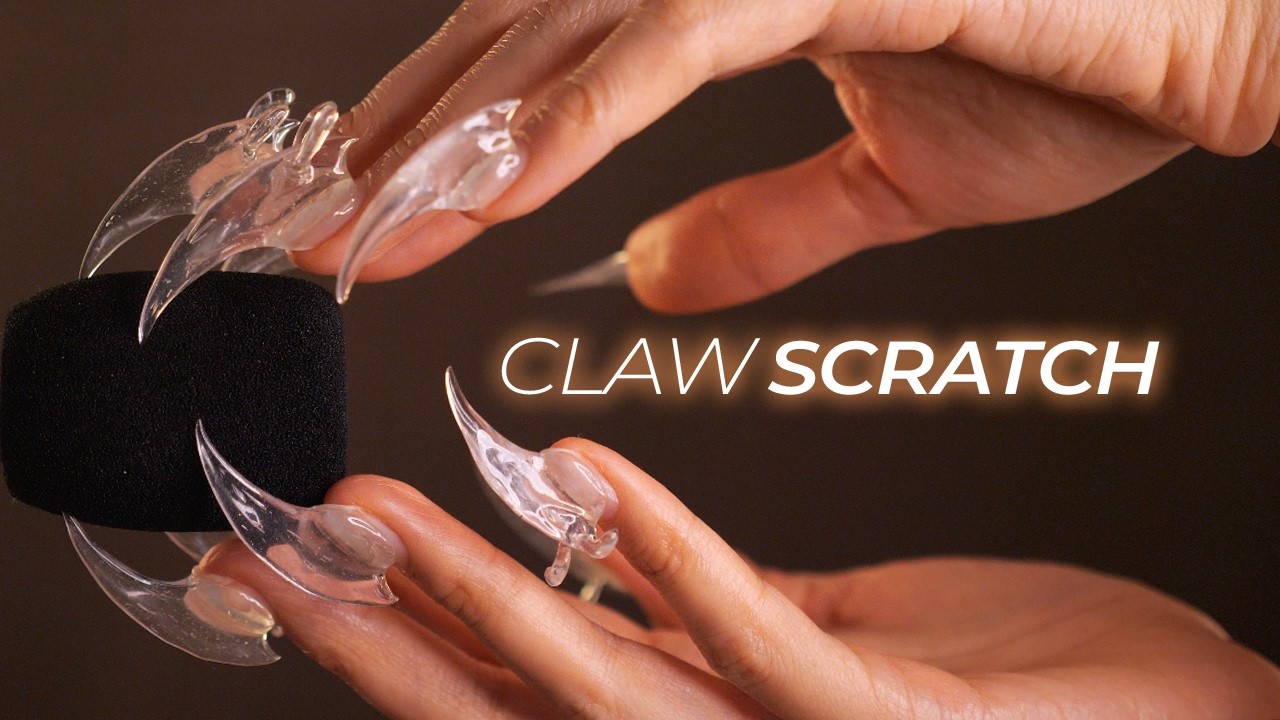 ASMR Ultra Brain Tingly Claw Scratching with 3D Brain Penetrations (No Talking)