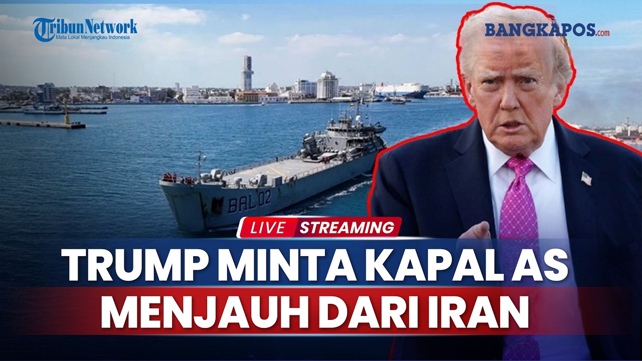 Situasi Genting! Trump Perintahkan Kapal-kapal AS Mundur, Pangkalan dan Pasukan Jadi Target Rudal