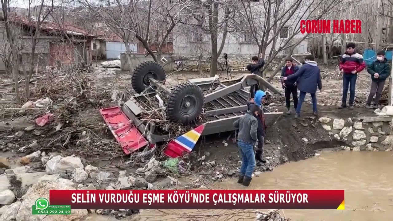 SELİN VURDUĞU EŞME KÖYÜ’NDE ÇALIŞMALAR SÜRÜYOR