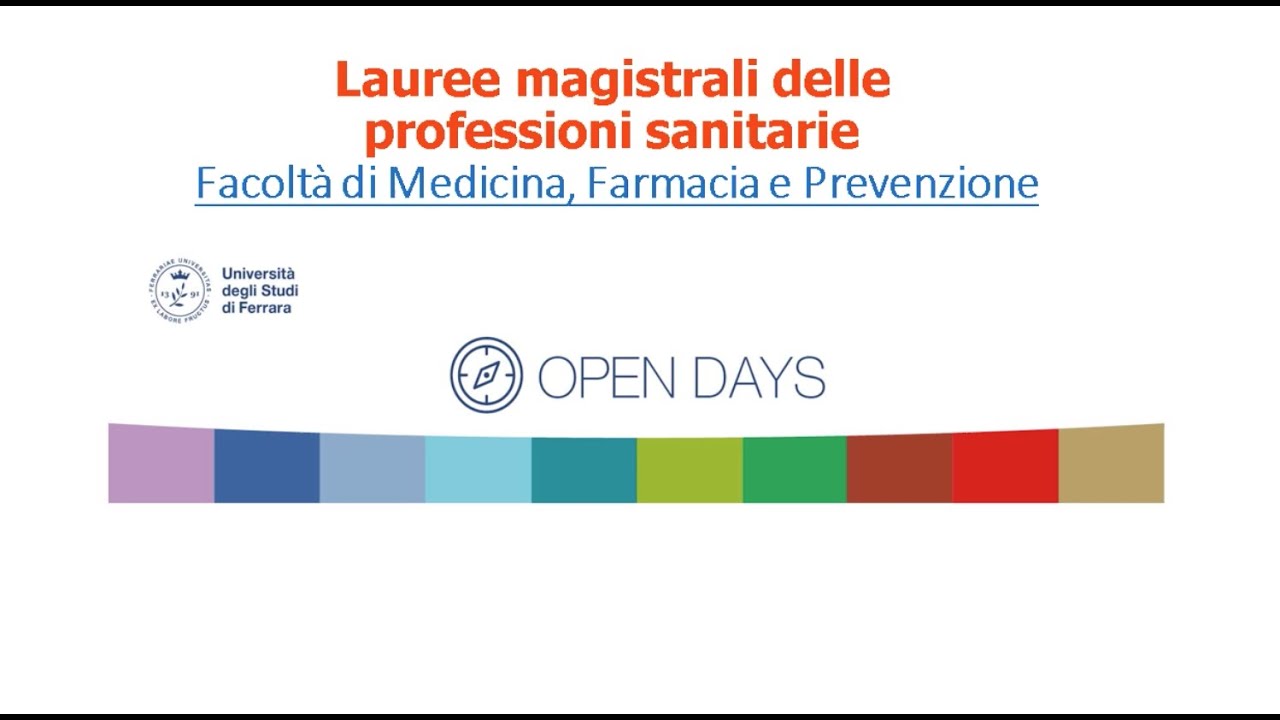 Professioni Sanitarie | Laurea Magistrale | Università di Ferrara