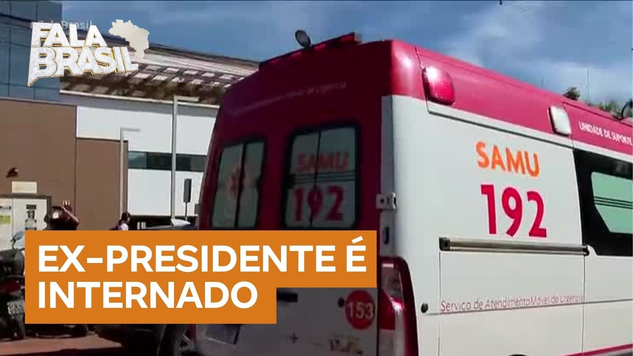 Bolsonaro é hospitalizado em Brasília com calafrios e vômitos