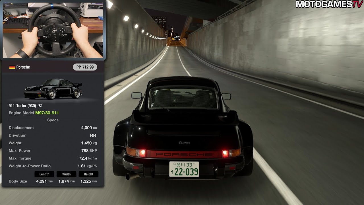 Gran Turismo 7 - 911 RSR Engine Swap in Porsche 911 Turbo '81 (788 BHP)