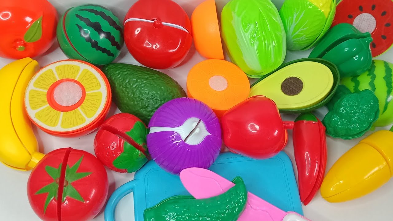 🍓🥕果物と野菜切りASMR｜一度見たら止まらない…✨ 超気持ちいい Plastic Cutting Sounds 🍎🥬