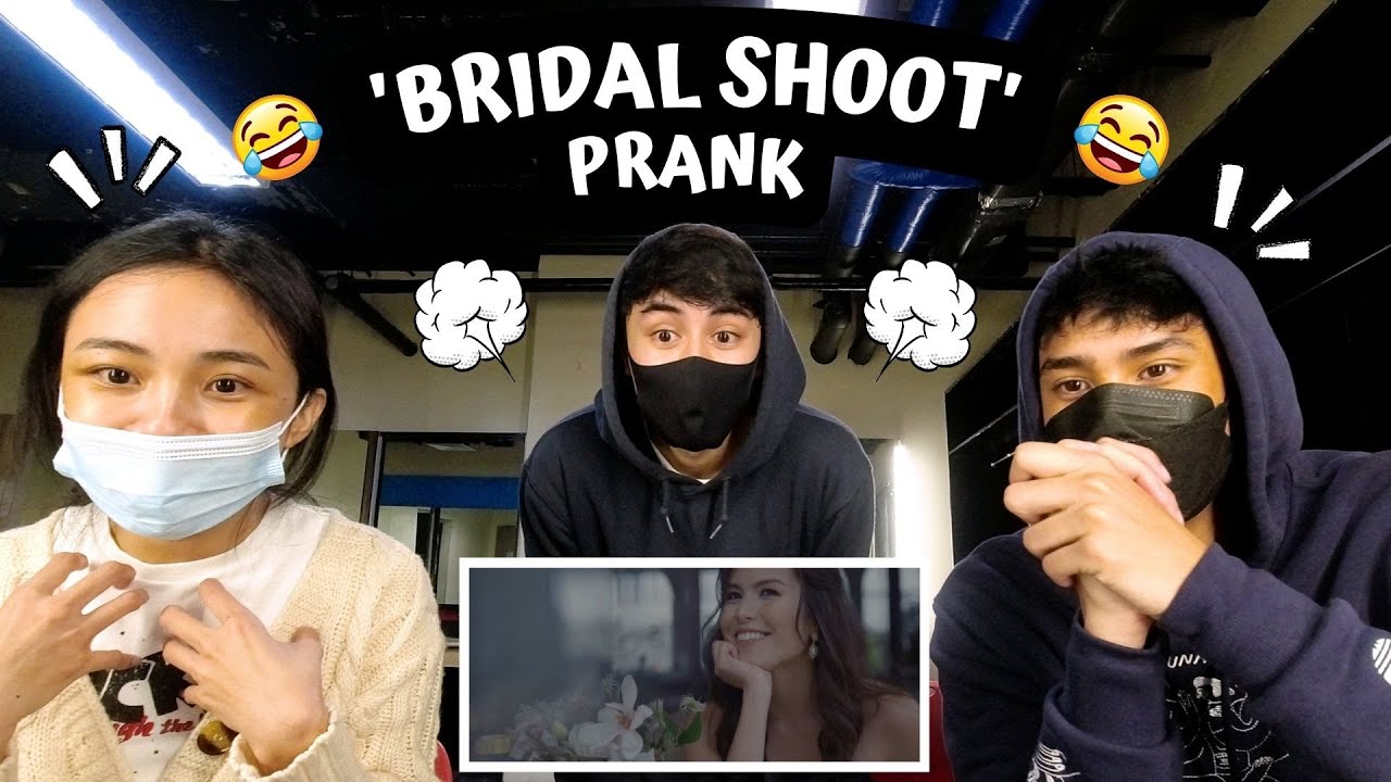 BRIDAL SHOOT PRANK WITH DONNY, EDWARD AND MAYMAY | Robi Domingo