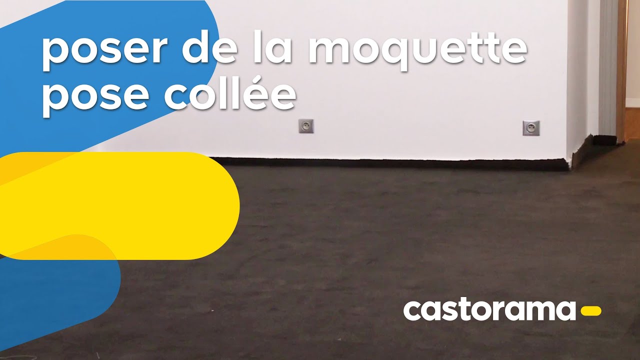 Poser de la moquette: pose collée (Castorama)