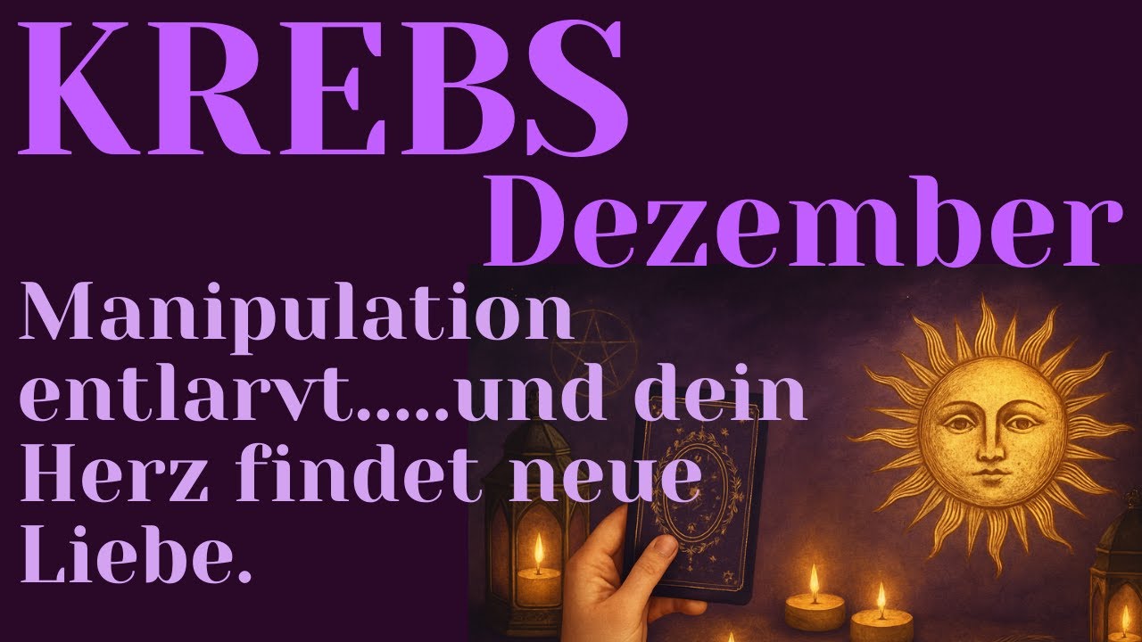 ♋Krebs DEZEMBER❤️Der Turm befreit dich: Neue Liebe, neue Klarheit.💫