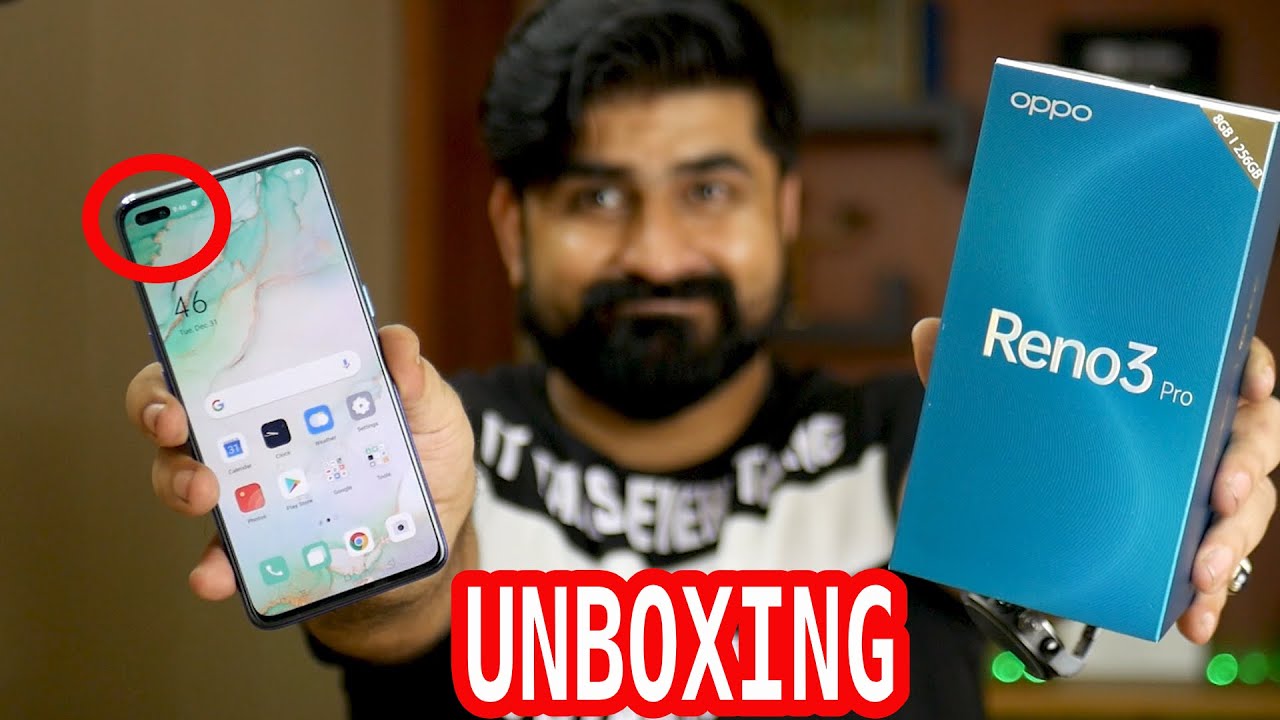 OPPO RENO3 PRO UNBOXING | 44MP KI SELFIE KA MAZA 🤔🤔