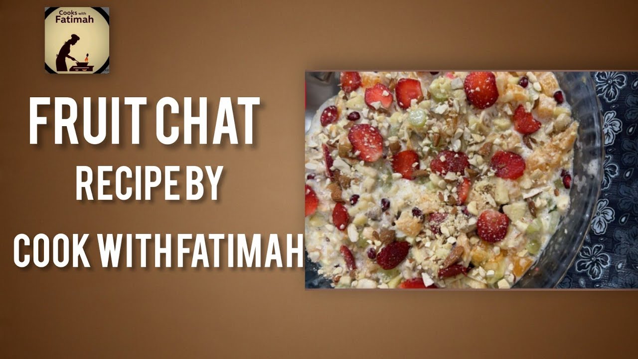 LET'S MAKE CHAT PATTI FRUIT CHAT RECIPE|HOME MADE IS THE BEST|COOK WITH FATIMAH ✨