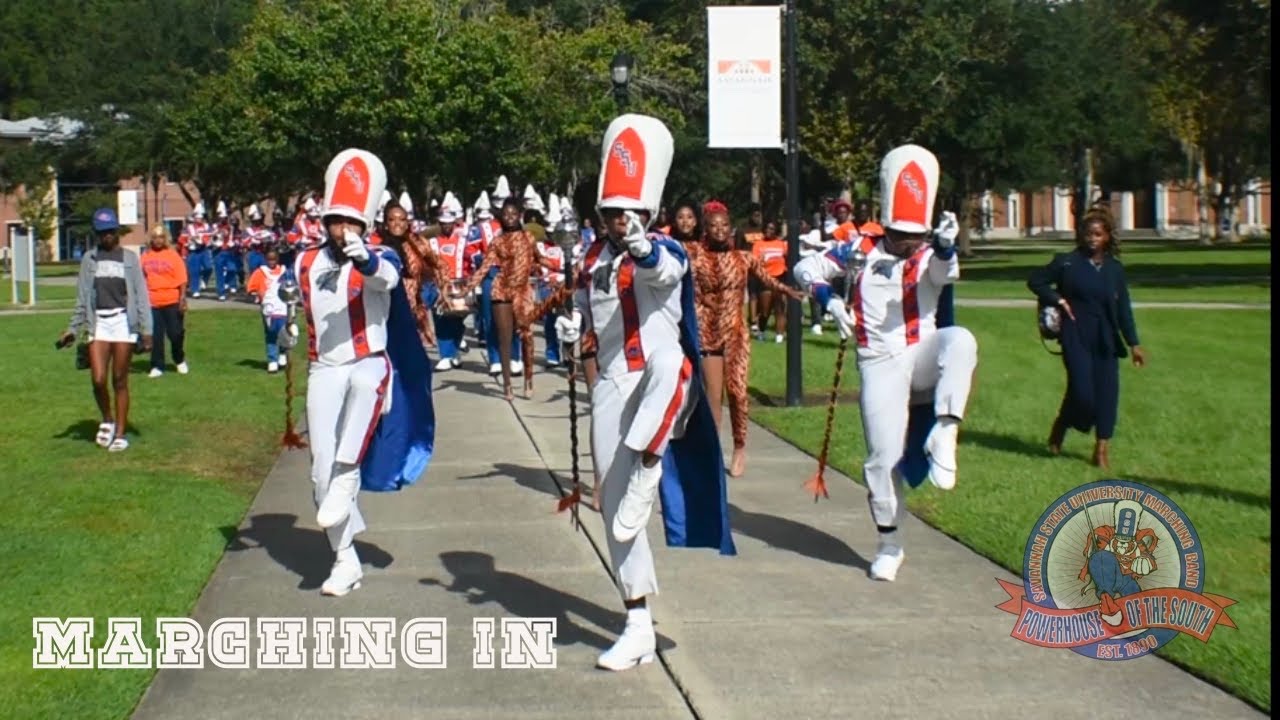 SSU Powerhouse of the South 2022- Marching in (9-3-22)