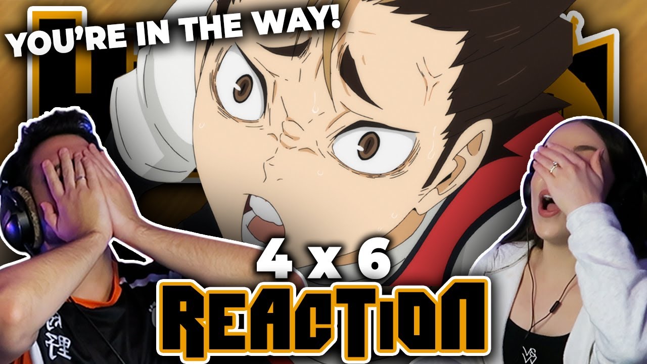 Хайкю!! 4х6 РЕАКЦИЯ!