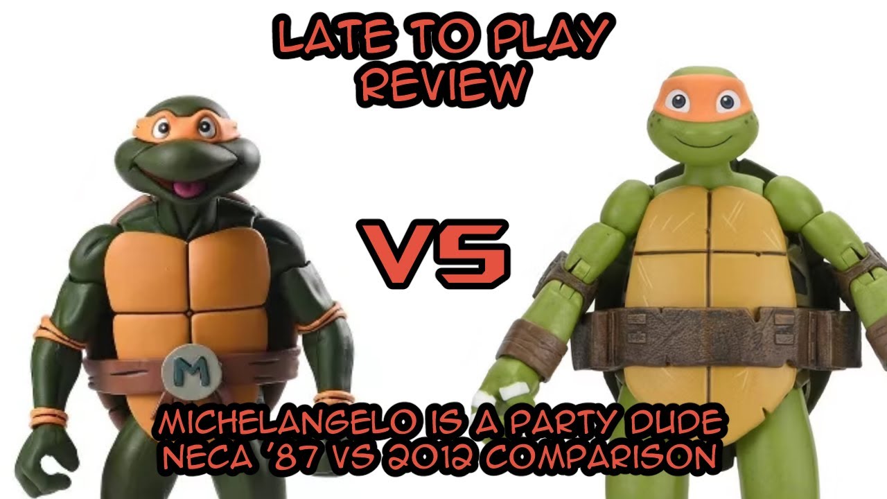 Filling the Shelves - NECA '87 vs 2012 Michelangelos