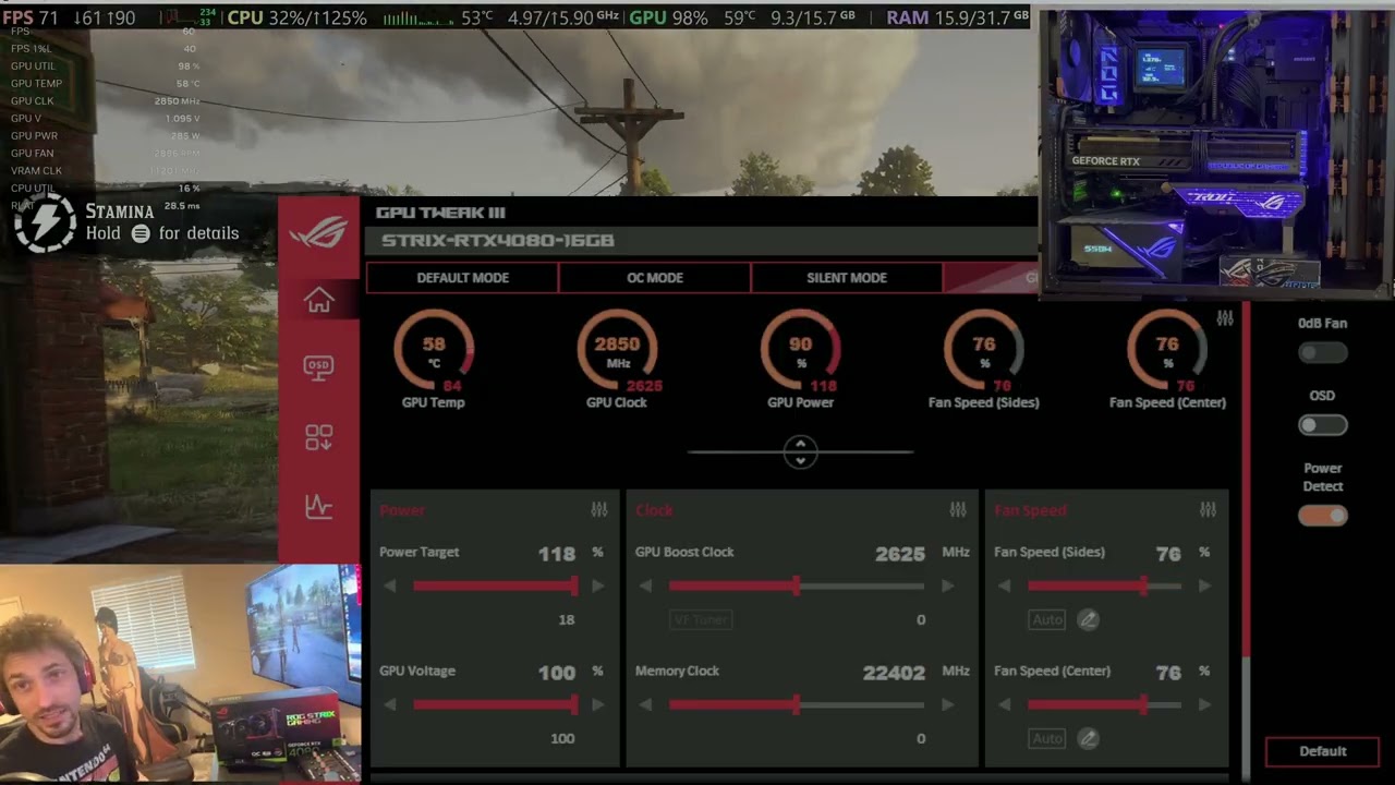 Factory OC Graphics Cards: Using GPU Tweak III to get the full factory overclock.