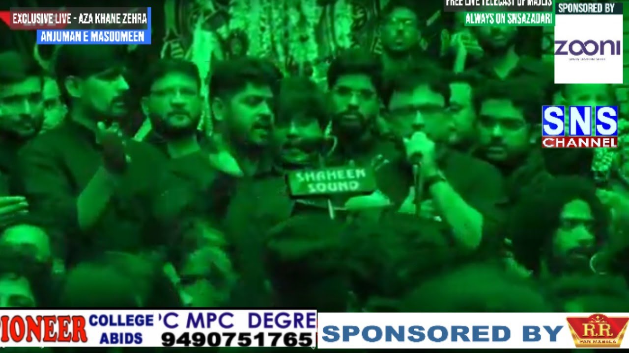 19 SAFER LIVE - ANJUMAN E MASOOMEEMAJLIS ON SNSAZADARI