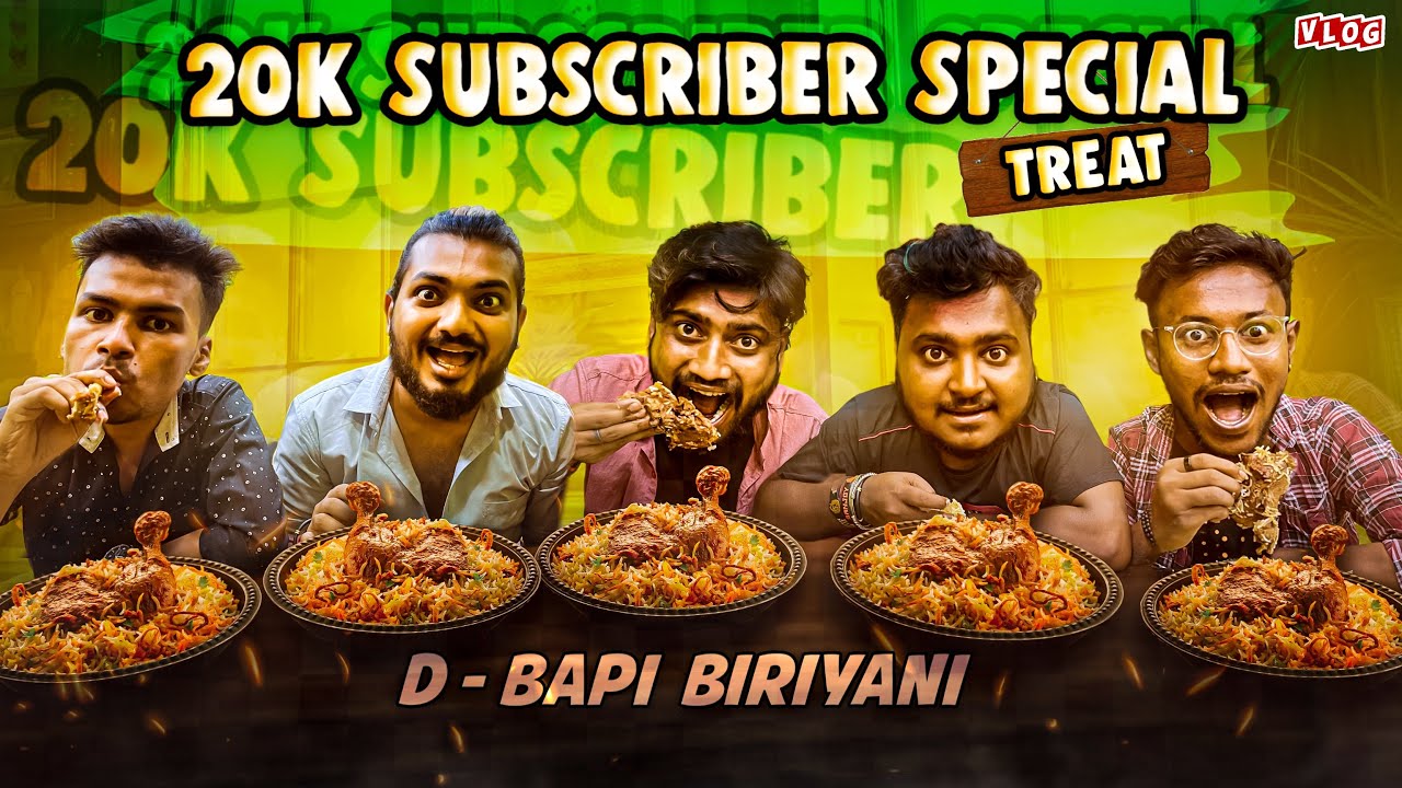 20k Subscriber Special🥳1st Time D-BAPI-তে Treat দিলাম 🥰 @BishaktoSANJU @SouhardyaSarkar