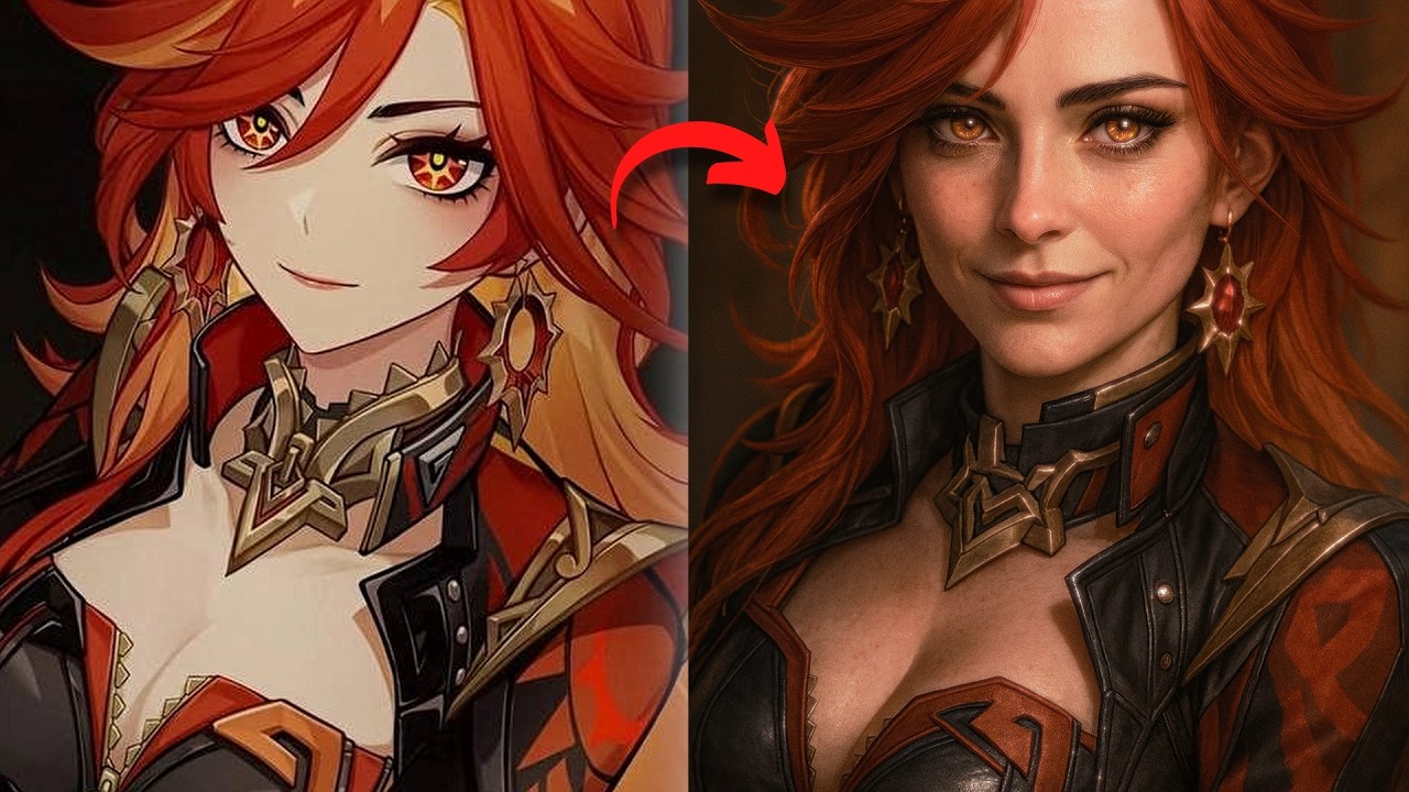 Genshin Impact characters in Real Life (Part1) Ultra-Realistic CGI Transformations