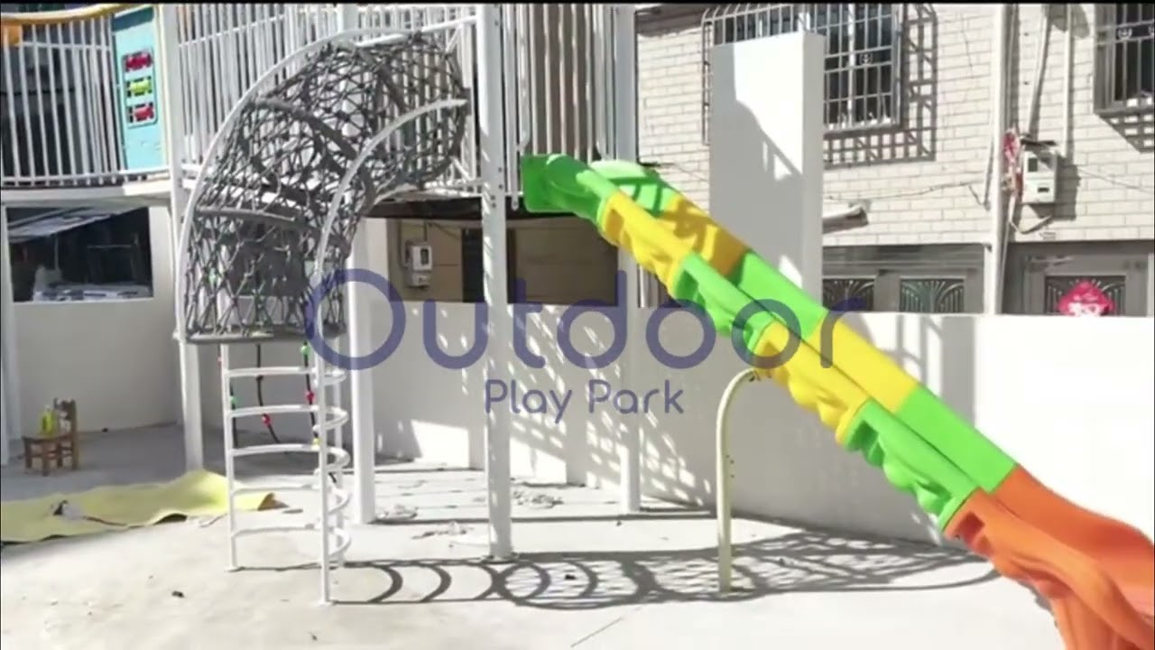 Public Playground Equipment with Safety Layout Support