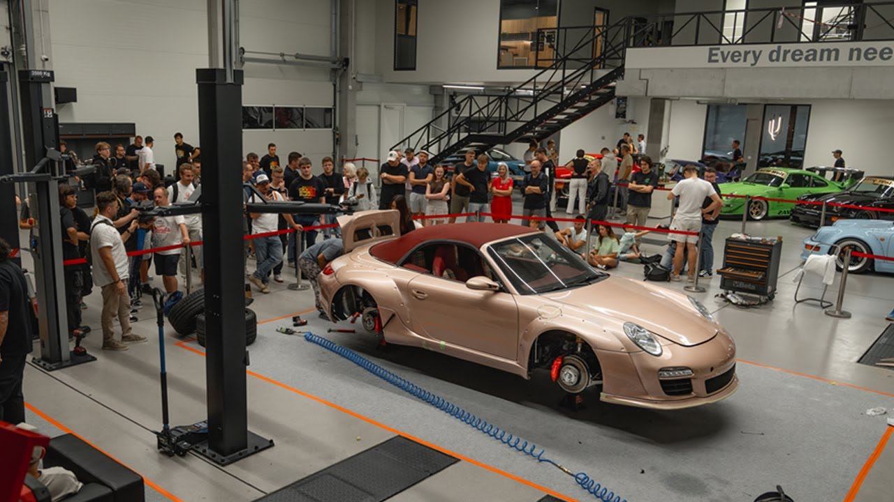 Historyczny moment - Porsche 911 (997) RWB i otwarcie nowej siedziby 911Garage