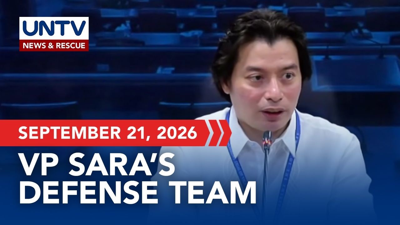 Defense Spokesperson Atty. Michael Poa gives updates on VP Sara Duterte impeachment trial | Day 27