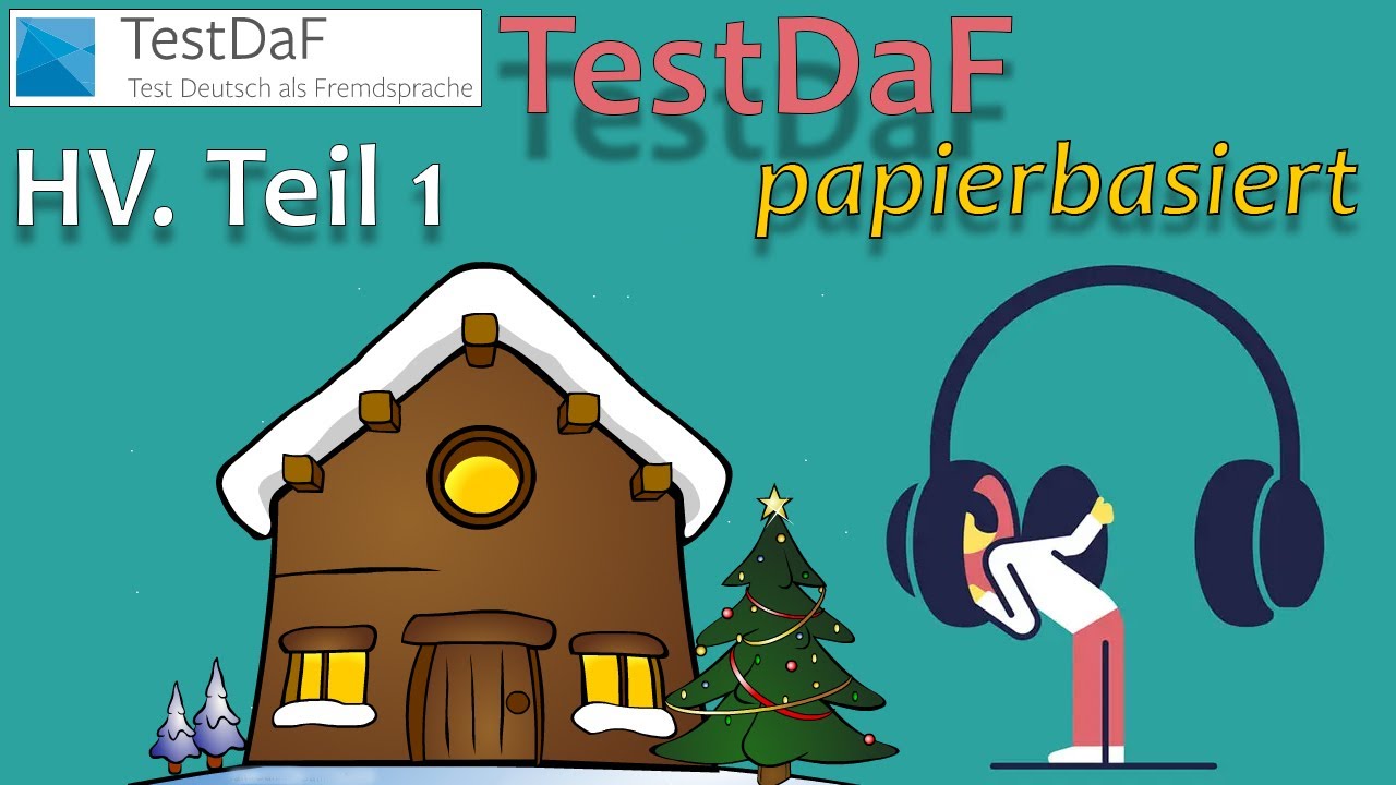 TestDaF. Papierbasiert. Hörverstehen Teil 1