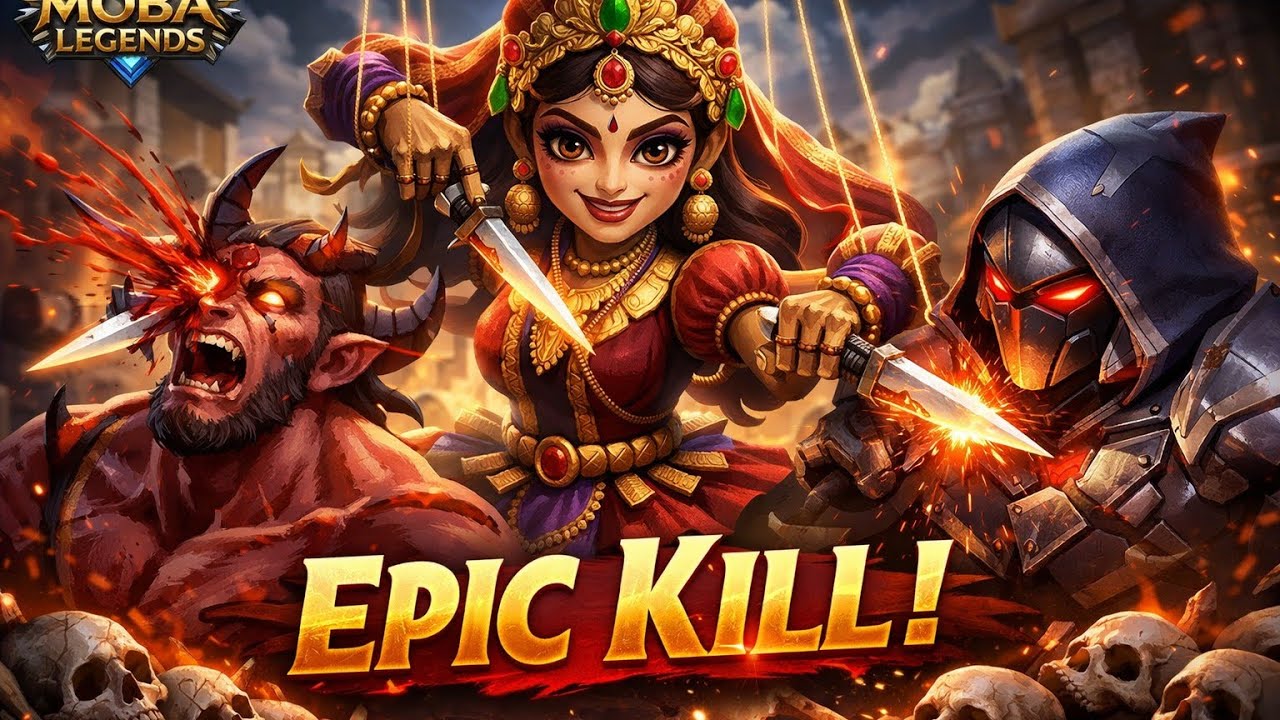 🔥 MOBA Legends Kathputli Hero Rampage | Crazy Enemy Destroy#2#