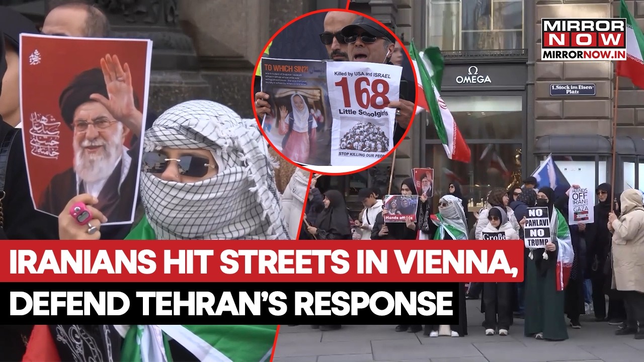 Agitated Iranians Hit The Streets In Vienna, Defend Tehran's Action | US-Iran War
