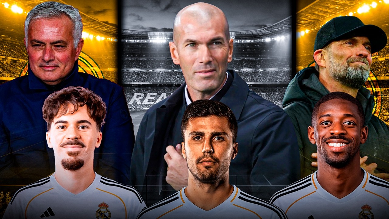 AS&Iacute; SER&Iacute;A el REAL MADRID de MOURINHO, ZIDANE y KLOPP para la TEMPORADA 26/27