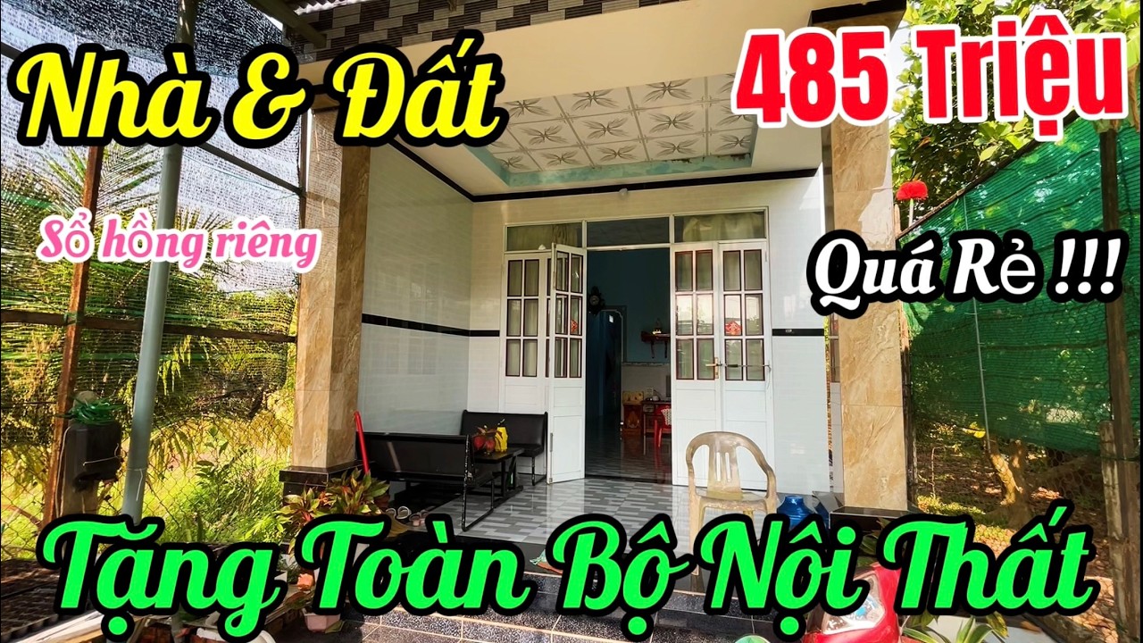 Chỉ có 1 căn duy nhất! Nhà Gò Dầu - Tây Ninh  485 Triệu tặng nội thất, chậm chân là hết !