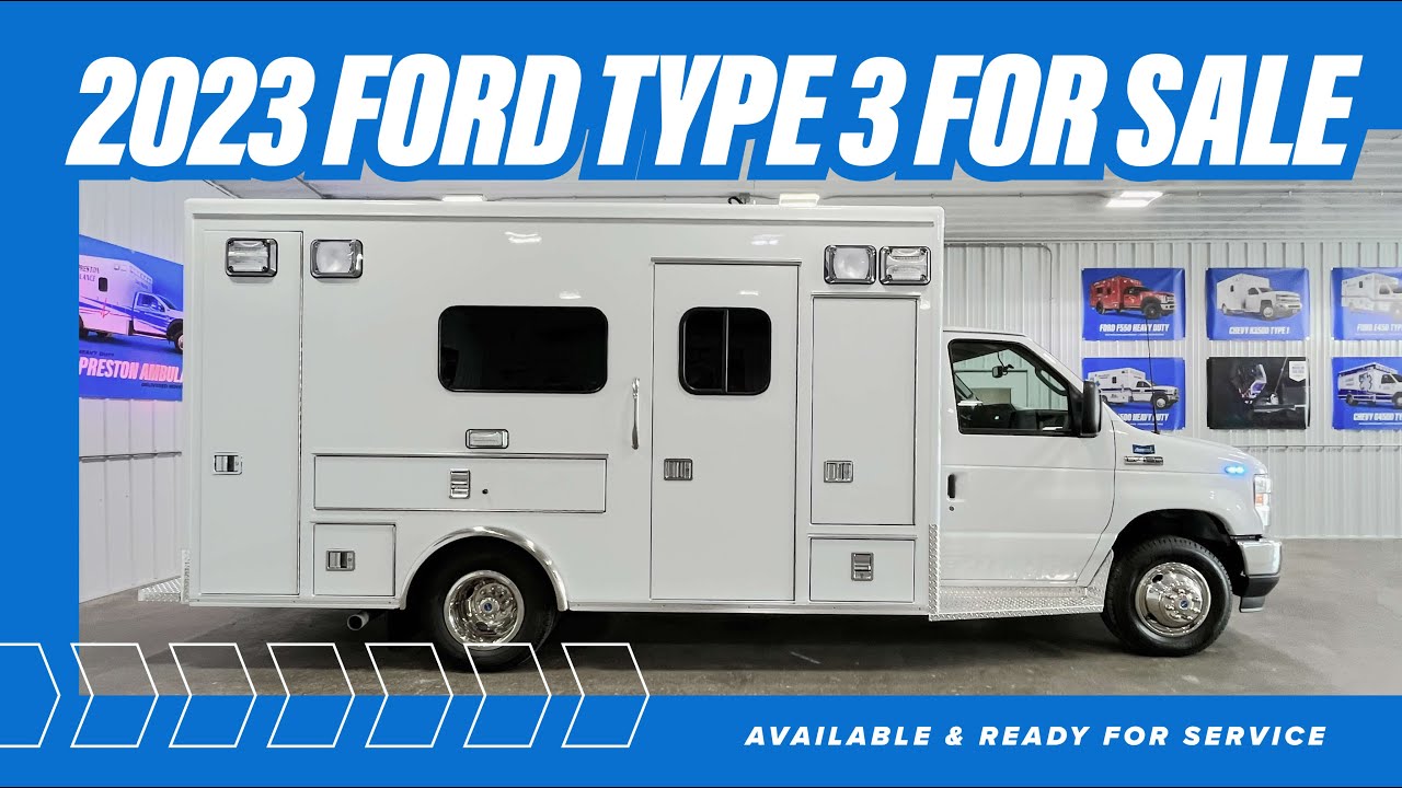 Tour this 2023 Ford E450 Type 3 Arrow Ambulance – FOR SALE and READY FOR SERVICE
