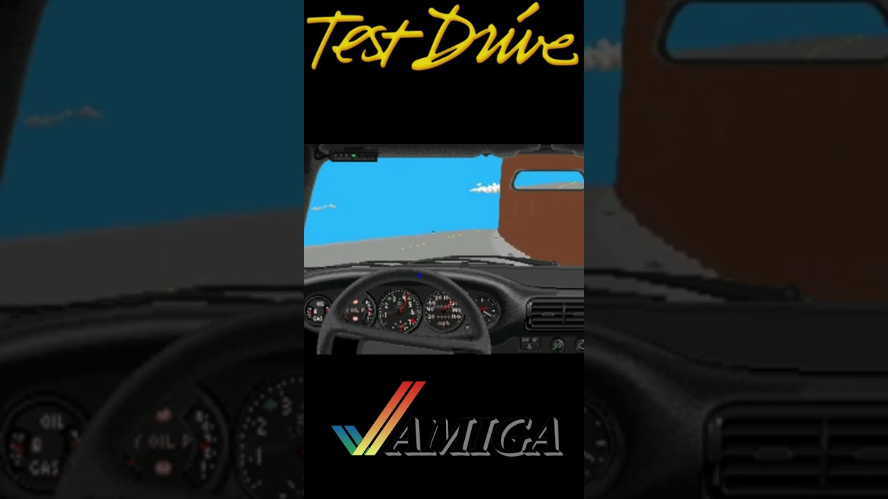 Test Drive (Accolade - 1987 - Commodore Amiga) #retropcgames