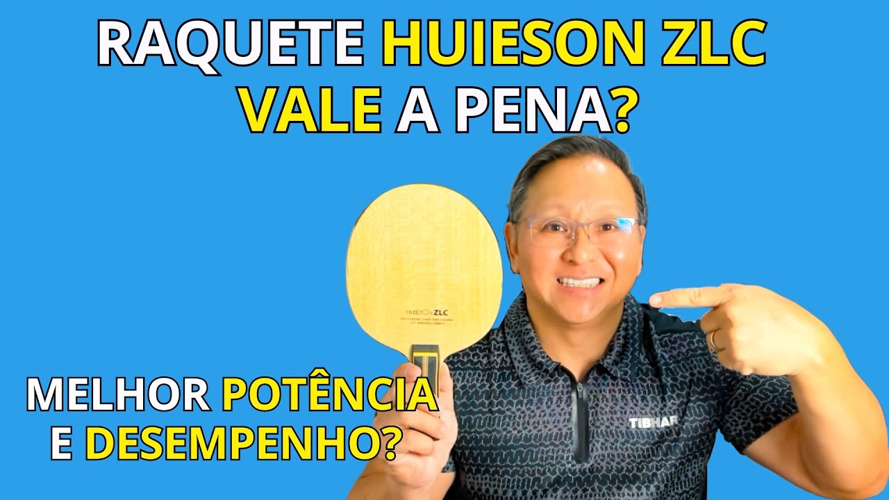 UNBOXING HUIESON ZLC PRIMEIRAS IMPRESS&Otilde;ES || T&Ecirc;NIS DE MESA - PING PONG