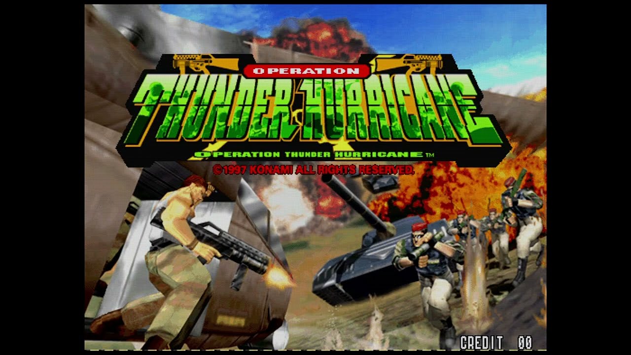 Operation Thunder Hurricane (1997) Arcade [Full Clear Loop 1] [Longplay] [No Commentary]