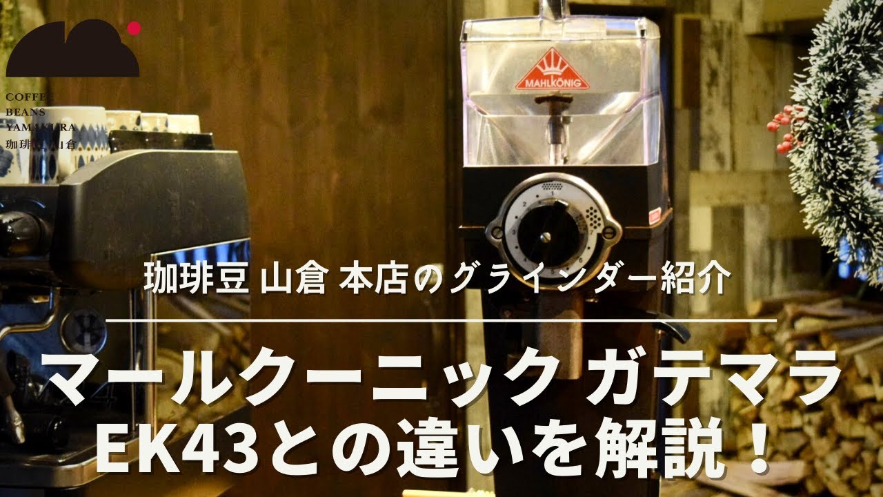 【グラインダー紹介】マールクーニック・ガテマラ！EK43との違いも解説！（MAHLKONIG GUATEMALA)