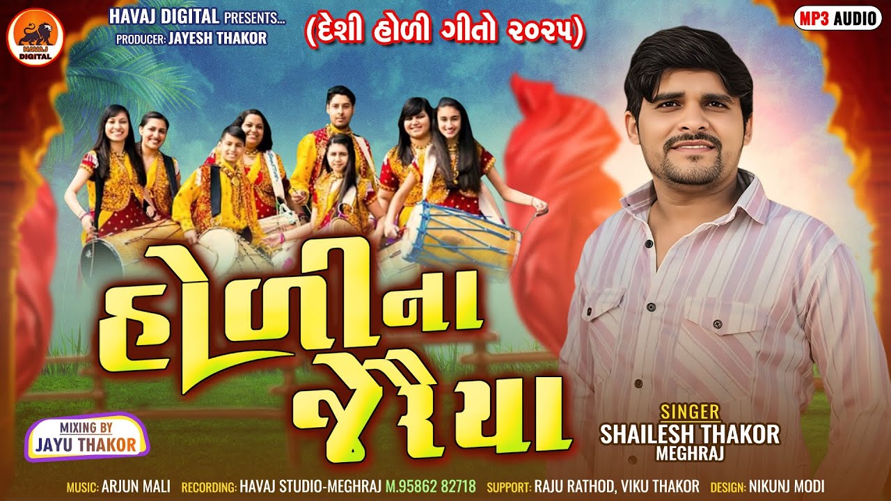હોળી ના જેરૈયા || Shailesh Thakor Deshi holi Song 2025||@HavajDigital