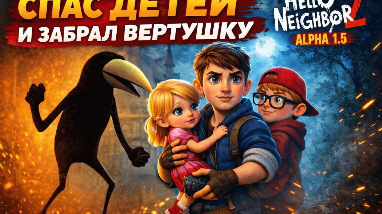 ФИНАЛ СПАСЕНИЯ ДЕТЕЙ | Hello neighbor 2 alpha 1.5