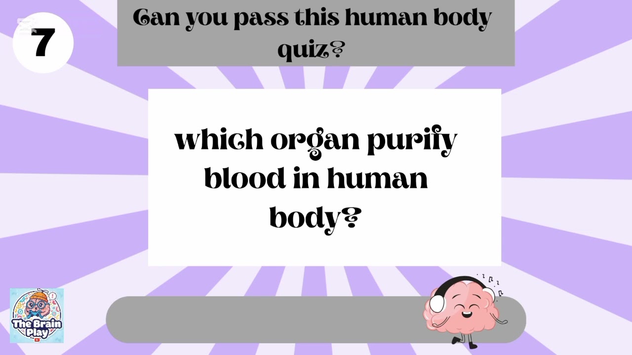 Human Body Quiz -The Brain Play- #quiz #viral #foryou #human body #science  