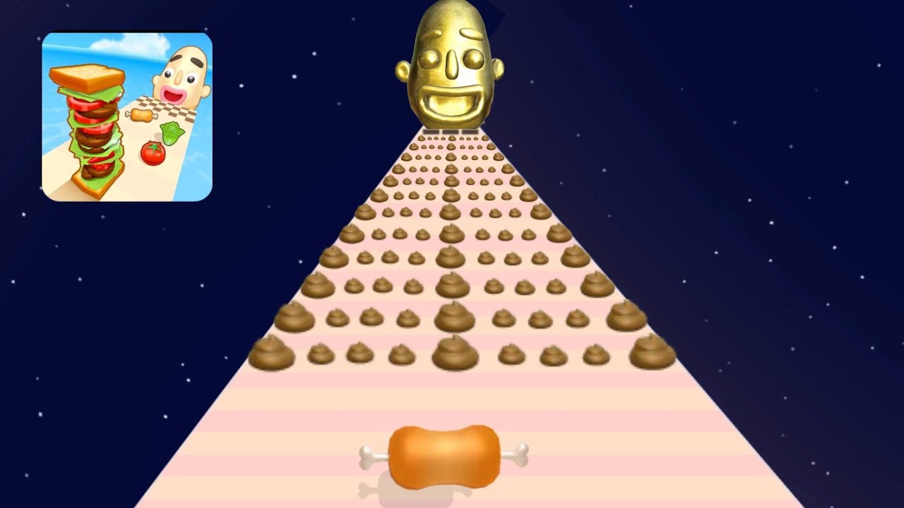 Sandwich Runner - Stacky Ice Cream Runner 🆚 Save Balls | STACKY Must Escape the Ice Cream Chaos Now