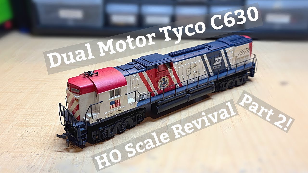 Fixing a Dual Motor Tyco C630 (Part 2) | HO Scale Revival