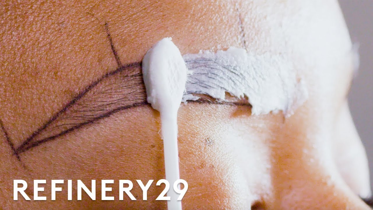 I Tried Microblading My Eyebrows For The First Time | Macro Beauty | Refinery29